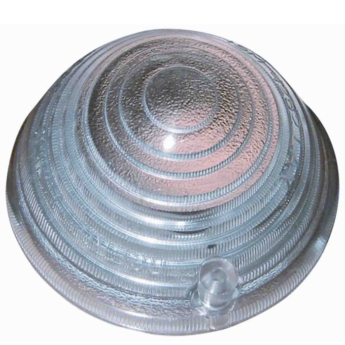 000091_AUTO.JPG Lente Anteriore Bianco Per Fiat 500 F - L - R Dal 1965/03 Al 1975/09