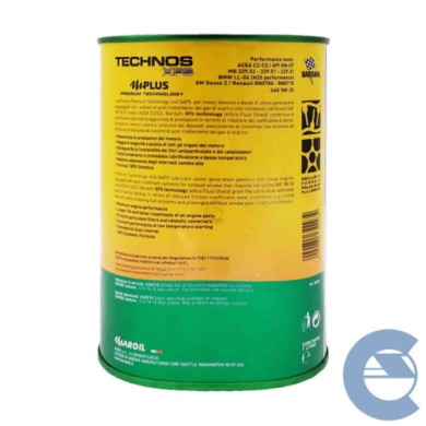 149062-large_default.jpg Bardahl Tecno Xfs Synthetic Oil Msaps C2-c3 5w30 5 Litri Ultima Generazione