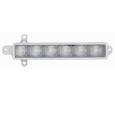 000533_AUTO.JPG Fanale Anteriore C/luce Diurna A Led Fondo Scuro Per Citroen C1 Dal 2005/06 Al 2014/05