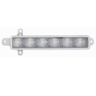 000533_AUTO.JPG Fanale Anteriore C/luce Diurna A Led Fondo Scuro Per Citroen C1 Dal 2005/06 Al 2014/05
