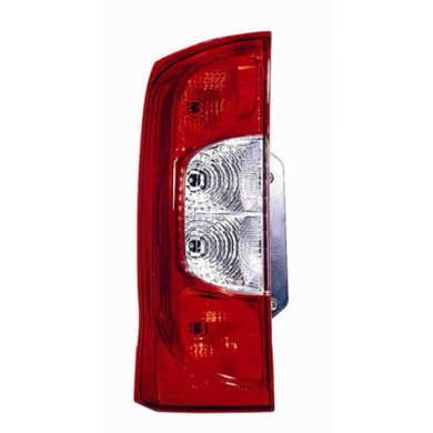 000752_AUTO.JPG Gruppo Ottico Posteriore Bianco- Rosso Per Citroen Nemo Lato Sinistro Dal 2008/09