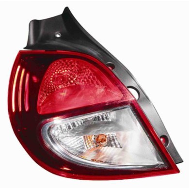 000830_AUTO.JPG Gruppo Ottico Posteriore Bianco - Rosso Per Renault Clio Lato Destro Dal 2009/05 Al 2012/08
