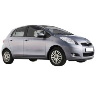 505950.JPG Gruppo Ottico Posteriore Arancio - Bianco - Rosso Con Led Per Toyota Yaris Lato Sinistro Dal 2009/02 Al 2011/09