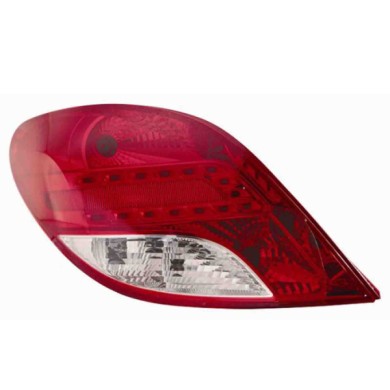 000660_AUTO.JPG Gruppo Ottico Posteriore Bianco - Rosso A Led Per Peugeot 207 Lato Destro Dal 2006/05