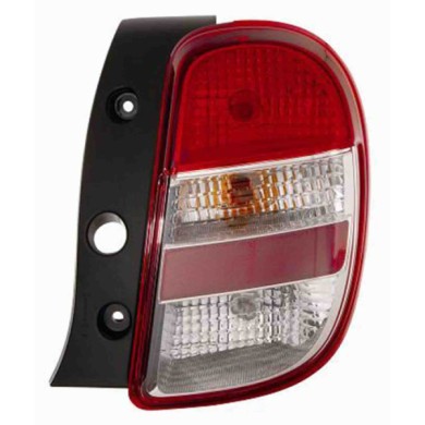 000914_AUTO.JPG Gruppo Ottico Posteriore Bianco-rosso Per Nissan Micra Lato Destro Dal 2010/11 Al 2013/07