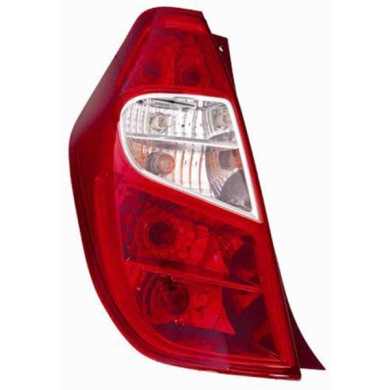 001091_AUTO.JPG Gruppo Ottico Posteriore Bianco - Rosso Per Hyundai I10 Lato Sinistro Dal 2011/01 Al 2013/12