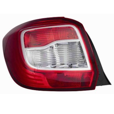 001128_AUTO.JPG Gruppo Ottico Posteriore Bianco - Rosso Per Dacia Sandero Lato Sinistro Dal 2012/11 Al 2016/12