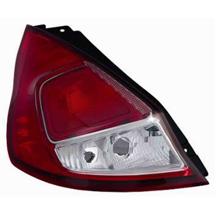 001081_AUTO.JPG Gruppo Ottico Posteriore Bianco - Rosso Per Ford Fiesta Lato Destro Dal 2013/01 Al 2017/04