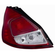 Gruppo Ottico Posteriore Bianco - Rosso Per Ford Fiesta Lato Sinistro Dal 2013/01 Al 2017/04