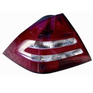 Gruppo Ottico Posteriore Bianco Rosso Per Mercedes Classe C W203 Lato Sinistro Dal 2004/03 Al 2007/01