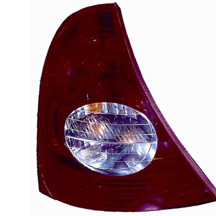000336_AUTO.JPG Gruppo Ottico Posteriore Bianco Rosso Per Renault Clio Lato Sinistro Dal 2001/04 Al 2005/09