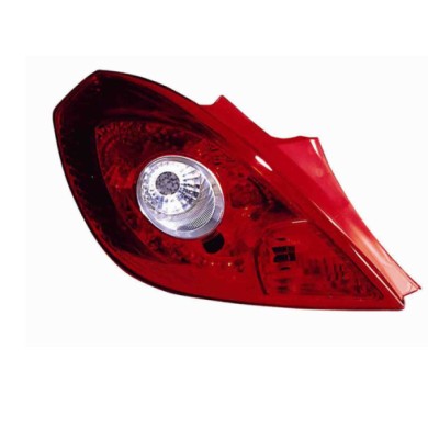 000656_AUTO.JPG Gruppo Ottico Posteriore Bianco-rosso Per Opel Corsa Lato Destro Dal 2006/09 Al 2010/12 Versione 3 Porte