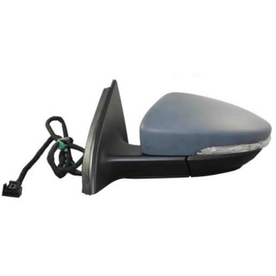 000922_AUTO.JPG Retrovisore Elettrico Term. C/fan. E Luce Cort. Per Volkswagen Passat Lato Sinistro Dal 2010/10 Al 2014/07