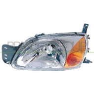 Proiettore Sinistro H4 Elettrico Con Motore Per Ford Fiesta Mk Iv / Courier Van Dal 1999 Al 2002