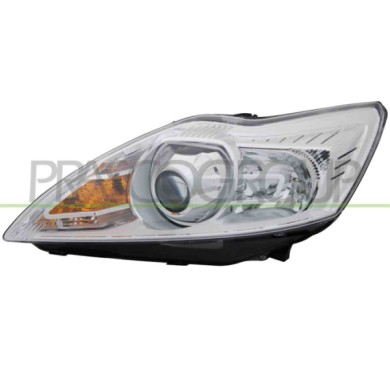 GUIDA_ALLA_SCELTA.JPG Proiettore Sinistro Xenon D1s+h1 Elettrico Cromato Per Ford Focus Dal 2007 Al 2011