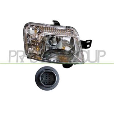 GUIDA_ALLA_SCELTA.JPG Proiettore Destro H4 Elettrico Con Motore Per Fiat Panda Dal 2003 Al 2011