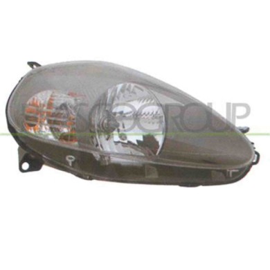 GUIDA_ALLA_SCELTA.JPG Proiettore Destro H4 Elettrico Con Motore Per Fiat Grande Punto Dal 2005 Al 2009