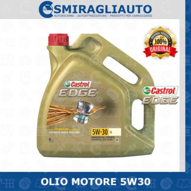162826X4.jpg Olio Motore Auto Castrol 5w30 Edge Ll 4 Litri Long Life Titanium Diesel Benzina