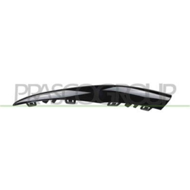 GUIDA_ALLA_SCELTA.JPG Modanatura Destra Nero/lucida Per Mercedes C Class Amg/amg Line (w205/s205) Dal 2018 Al 2021