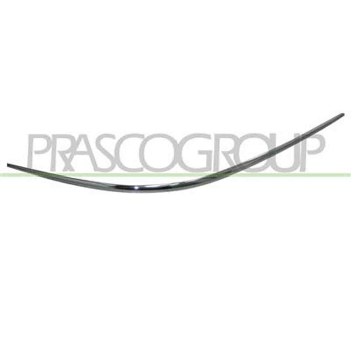 GUIDA_ALLA_SCELTA.JPG Modanatura Destra Paraurti Anteriore Cromata Per Mercedes Clk (w209) Dal 2002 Al 2009