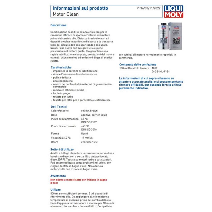 1019_1.jpg Liqui Moly 1019 Additivo Pulizia Motore 5 Pezzi X 500 Ml.