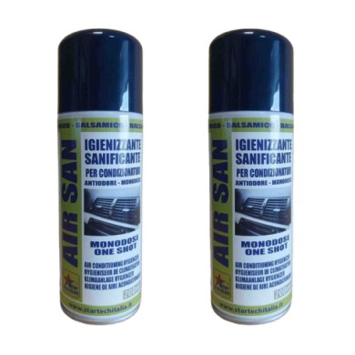 AIRSAN5.jpg Spray Igienizzante Sprai Igiene Sanificante Antiodore Startech Aria Sana 2 Pezzi X 200ml