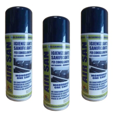 AIRSAN5.jpg Spray Igienizzante Sprai Igiene Sanificante Antiodore Startech Aria Sana 3 Pezzi X 200ml