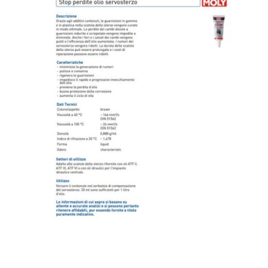 1099_10-PEZZI.jpg Liqui Moly 1099 Stop Perdite Servosterzo Additivo Per Guarnizioni 10 Pezzi X 35ml