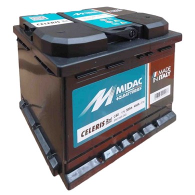 MID_CEL_50_3.jpg Midac C50 Batteria Avviamento Auto 12v 50 Ah Spunto Maggiorato 450a. Prodotto Di Altissima Qualita. Made In Ita
