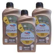 Total Quartz Ineo Mc3 5w-30 Olio Motore Progettato Per Alte Prestazioni Kit Promozione 3 Litri