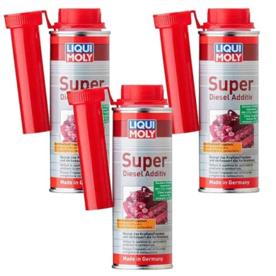 1806_4.jpg Liqui Moly Super Diesel Additive 3 Pezzi X 250 Ml 1806 Pulizie Iniettori Diesel