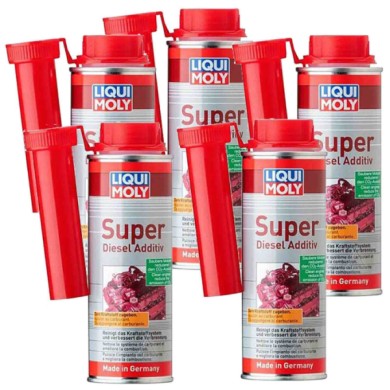 1806_4.jpg Liqui Moly Super Diesel Additive 5 Pezzi X 250 Ml 1806 Pulizie Iniettori Diesel
