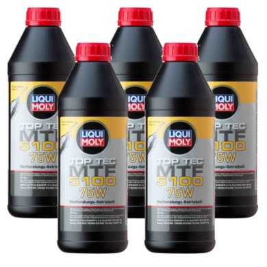 75.jpg Liquimoly Top Tec Mtf 5100 75w Olio Cambio Trasmissione Di Altissima Qualita Kit 5 Litri
