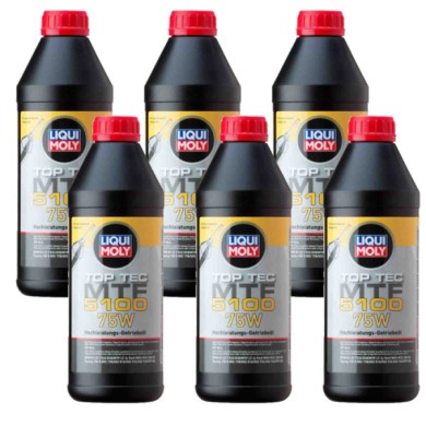75.jpg Liquimoly Top Tec Mtf 5100 75w Olio Cambio Trasmissione Di Altissima Qualita 6 Litri
