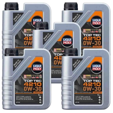 LIQUI-MOLY-21604-OLIO-MOTORE-0W30-1-LITRO.jpg Liqui Moly 21604 Olio Motore 0w30 Acea C3. Top Tec 4210 Con Specifiche Longlife Ii