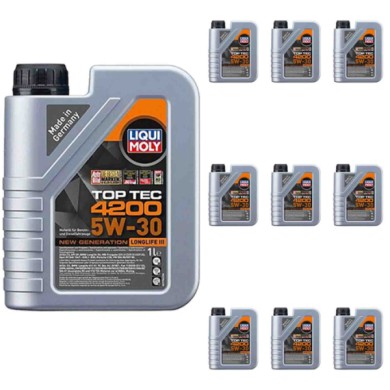 8972_4.jpg Liqui Moly 8972 Top Tec 4200 5w30 10 Litri Olio Motore Benzina E Diesel