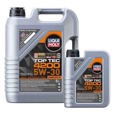 8972_4.jpg Liqui Moly 8973 Top Tec 4200 5w30 6 Litri Olio Motore Benzina E Diesel