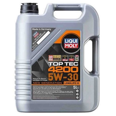 8972_2.jpg Liqui Moly 8973 Top Tec 4200 5w30 7 Litri Olio Motore Benzina E Diesel