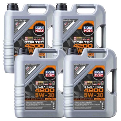 LIQ_8973_4.jpg Liqui Moly 8973 Top Tec 4200 5w30 20 Litri Olio Motore Benzina E Diesel