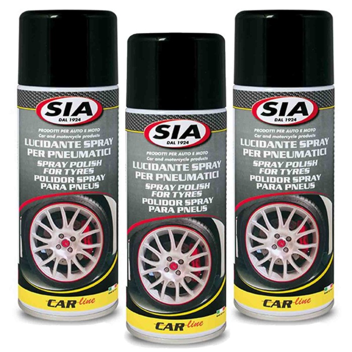 RINNOVA-PNEUMATICI_3.jpg Sia 8548 Nero Gomme Lucidante Spray Per Pneumatici. Protegge E Ravviva Il Colore Dei Pneumatici Preserv