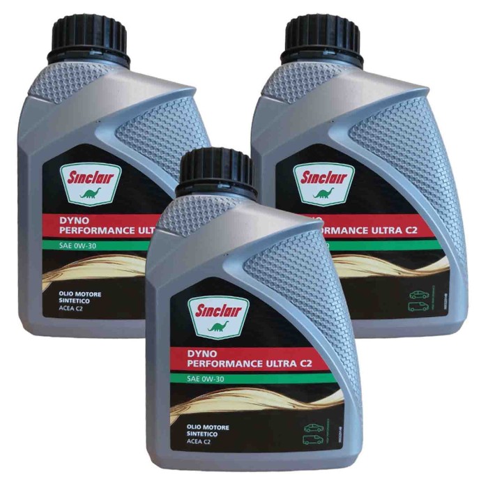 SINCLAIR_0W30_2.jpg Fuchs Sinclair Olio Lubrificante Sae 0w30 Acea C2 Per Motori Diesel, Benzina Ed Ibridi Totalmente Sintetico.