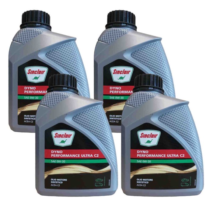 SINCLAIR_0W30_2.jpg Fuchs Sinclair Olio Lubrificante Sae 0w30 Acea C2 Per Motori Diesel, Benzina Ed Ibridi Totalmente Sintetico.