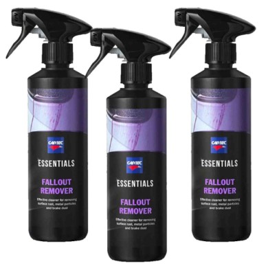 FALL5.jpg Cartec Decontaminante Pulitore Rimuovi Residui Ferrosi Cerchioni E Carrozzeria Auto Essentials Fallout Remover 3 Pz X 