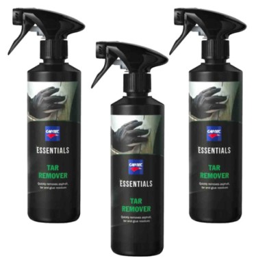 TAR_1.jpg Cartec Essentials Tar Remover - Detergente Rimuovi Catrame Colla Resina Per Carrozzeria Auto 500 Ml Kit Promozione 3 P