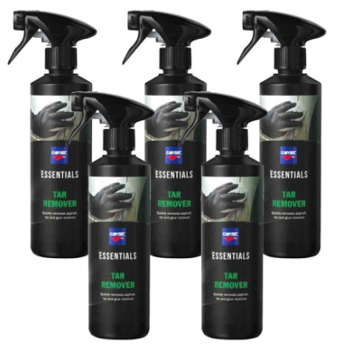 TAR_1.jpg Cartec Essentials Tar Remover - Detergente Rimuovi Catrame Colla Resina Per Carrozzeria Auto 500 Ml Kit Promozione 5 P