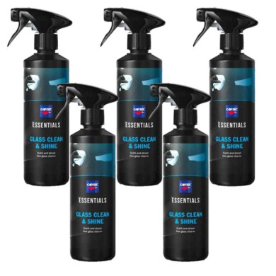 glass_3.jpg Cartec Detergente Lava Vetri Sgrassa E Rimuove Nicotina Senza Lasciare Aloni Essentials Glass Clean & Shine 5 Pz X 5