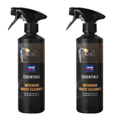 int_3.jpg Pulitore Sedili E Plastiche Interne Auto Sgrassante - Cartec Essentials Interior Multi Cleaner 2 Pezzi X 500ml