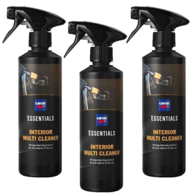 int_3.jpg Pulitore Sedili E Plastiche Interne Auto Sgrassante - Cartec Essentials Interior Multi Cleaner - 3 Pezzi X 500ml