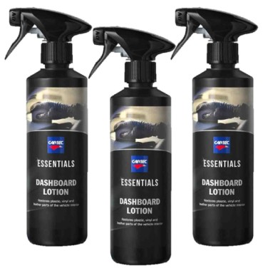 dash_2.jpg Cartec Ravvivante Plastiche Interne Auto Protegge E Nutre Pelle Vinile E Cruscotto Essentials Dashboard Lotion 3 Pz X