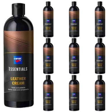LEAT_3.jpg Cartec Nutriente E Protettivo Per Interni In Pelle Auto Ravvivante Essentials Leather Cream - 10 Pezzi X 500ml